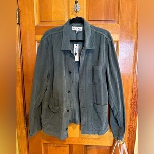 Alex Mill Work Jacket in Fine Wale Corduroy Dark Spruce